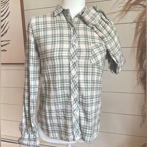 VTG RL Denim & Supply Ralph Lauren Tomboy Flannel Mid-Weight Button Up